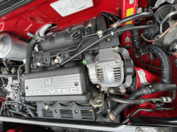 1991 Acura NSX in Formula Red over Ivory
