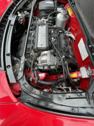 1991 Acura NSX in Formula Red over Ivory