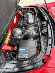 1991 Acura NSX in Formula Red over Ivory