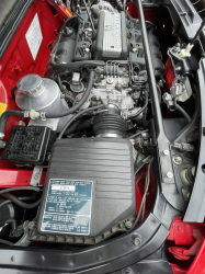 1991 Acura NSX in Formula Red over Ivory