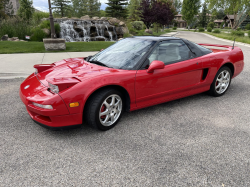 1991 Acura NSX in Formula Red over Ivory
