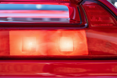 1991 Acura NSX in Formula Red over Ivory