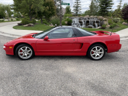 1991 Acura NSX in Formula Red over Ivory