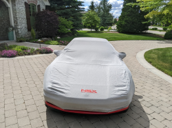 1991 Acura NSX in Formula Red over Ivory