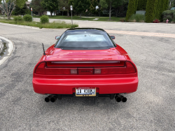 1991 Acura NSX in Formula Red over Ivory