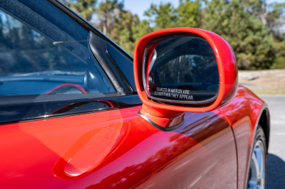 1991 Acura NSX in Formula Red over Ivory