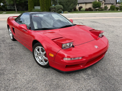 1991 Acura NSX in Formula Red over Ivory