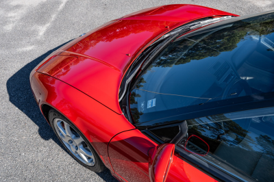 1991 Acura NSX in Formula Red over Ivory