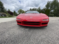 1991 Acura NSX in Formula Red over Ivory