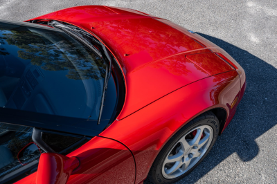 1991 Acura NSX in Formula Red over Ivory