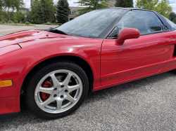 1991 Acura NSX in Formula Red over Ivory