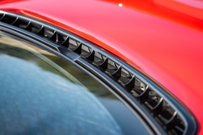 1991 Acura NSX in Formula Red over Ivory