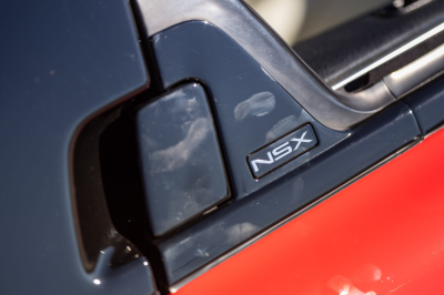 1991 Acura NSX in Formula Red over Ivory