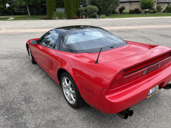 1991 Acura NSX in Formula Red over Ivory