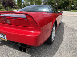 1991 Acura NSX in Formula Red over Ivory