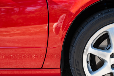 1991 Acura NSX in Formula Red over Ivory