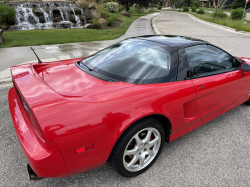 1991 Acura NSX in Formula Red over Ivory