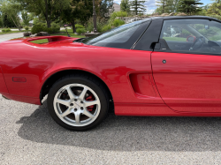 1991 Acura NSX in Formula Red over Ivory