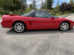 1991 Acura NSX in Formula Red over Ivory