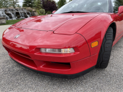 1991 Acura NSX in Formula Red over Ivory