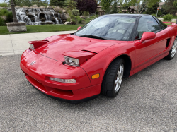 1991 Acura NSX in Formula Red over Ivory