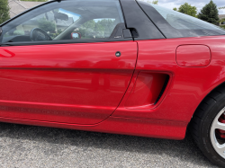 1991 Acura NSX in Formula Red over Ivory