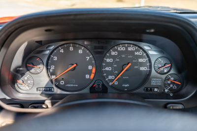 1991 Acura NSX in Formula Red over Ivory