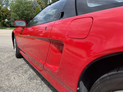 1991 Acura NSX in Formula Red over Ivory