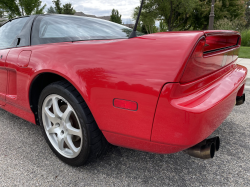 1991 Acura NSX in Formula Red over Ivory