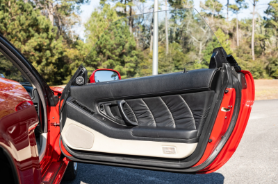 1991 Acura NSX in Formula Red over Ivory