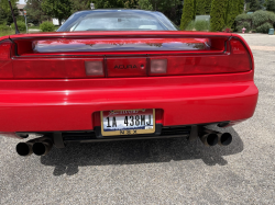 1991 Acura NSX in Formula Red over Ivory
