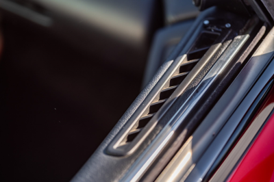 1991 Acura NSX in Formula Red over Ivory
