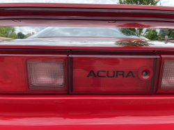 1991 Acura NSX in Formula Red over Ivory