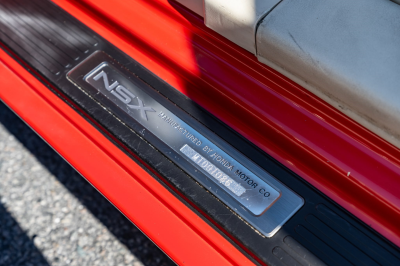 1991 Acura NSX in Formula Red over Ivory