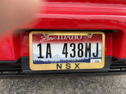 1991 Acura NSX in Formula Red over Ivory