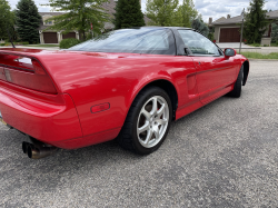 1991 Acura NSX in Formula Red over Ivory