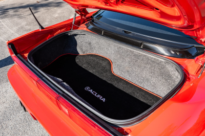 1991 Acura NSX in Formula Red over Ivory