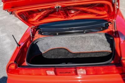 1991 Acura NSX in Formula Red over Ivory