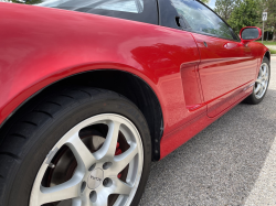1991 Acura NSX in Formula Red over Ivory