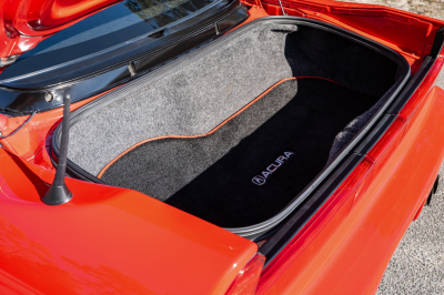 1991 Acura NSX in Formula Red over Ivory