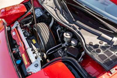 1991 Acura NSX in Formula Red over Ivory