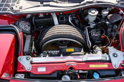 1991 Acura NSX in Formula Red over Ivory