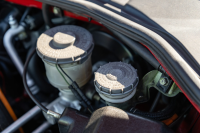 1991 Acura NSX in Formula Red over Ivory