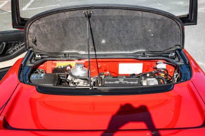 1991 Acura NSX in Formula Red over Ivory
