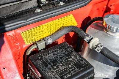 1991 Acura NSX in Formula Red over Ivory