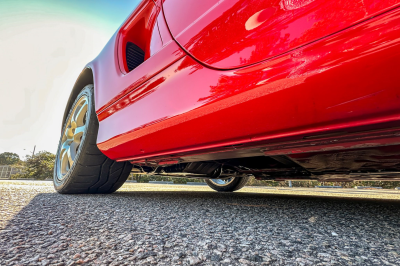 1991 Acura NSX in Formula Red over Ivory