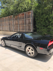 1991 Acura NSX in Berlina Black over Black
