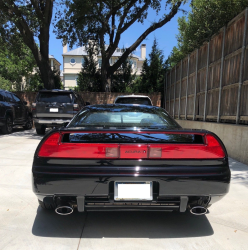 1991 Acura NSX in Berlina Black over Black