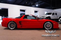 1992 Acura NSX in Formula Red over Black