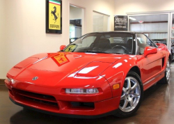 1992 Acura NSX in Formula Red over Black
